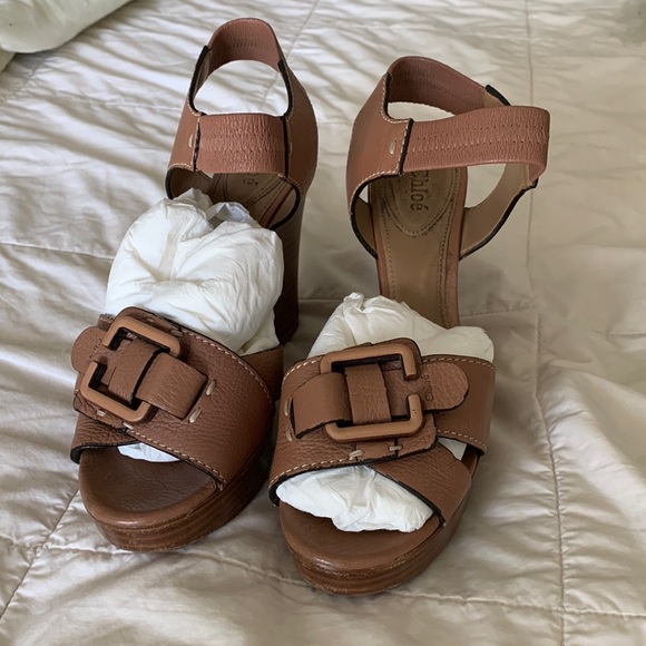 Chloe Shoes - Chloe platform wedge